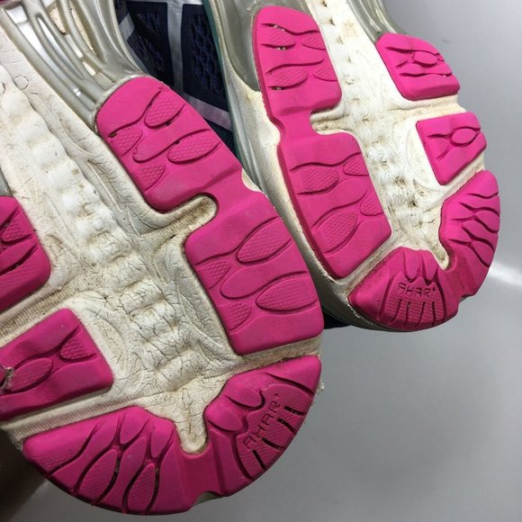 Asics‎ Running Shoes Gel-Cumulus 18 T6C8N Womens sz 8 / EU 39.5 Blue Pink - Picture 8 of 12